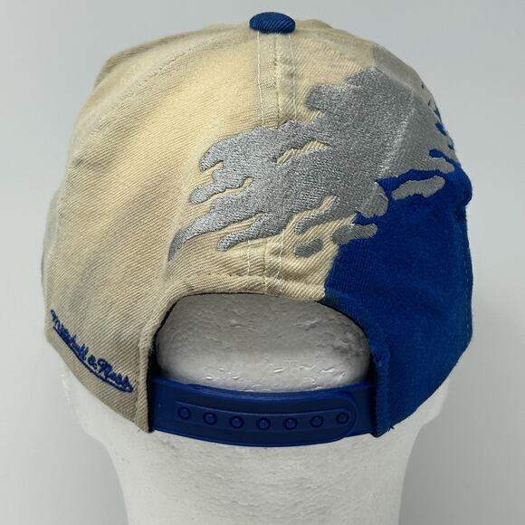 Seattle Seahawks Splash Hat Baseball Cap Mitchell and Ness Wool Snapback Blue - Picture 3 of 12